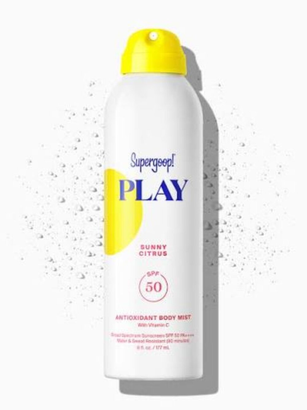PLAY Antioxidant Body Mist SPF 50 with Vitamin C - Sunny Citrus NEW UNUSED